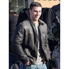 Godzilla Aaron Taylor Johnson Cafe Racer Black Leather Jacket Godzilla Aaron Taylor Johnson Cafe Racer Black Leather Jacket