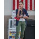 Millie Bobby Brown Godzilla vs Kong Blue Cotton Jacket