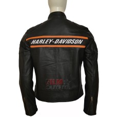 Bill Goldberg Harley Davidson Motorcycle Leather Jacket