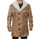 Hell On Wheels Distressed Tan Leather Cullen Bohannon Coat