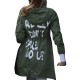 I Really Don't Care Do U Melania Women Trump Mechanic Cargo Olive Summer Jacket