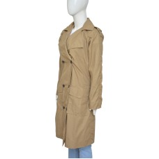 Jennifer Lopez Trench Cotton Long Coat
