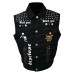 Juice Wrld Black Denim Vest With Studs