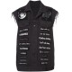  Juice Wrld Denim Patch Black Vest