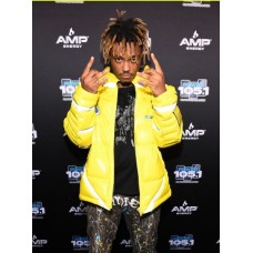 Juice Wrld Yellow Puffer Jacket