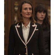 Camille CotÂ­tin Killing Eve Helene Black Wool Blazer