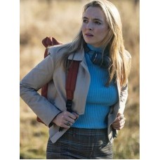 Killing Eve Season 03 Jodie Comer Beige Cotton Jacket