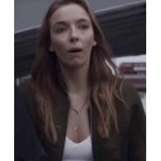 Killing Eve Villanelle Rib-Knitted Collar Green Fleece Jacket