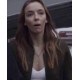 Killing Eve Villanelle Rib-Knitted Collar Green Fleece Jacket