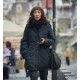 Sandra Oh Killing Eve Polastri Black Cotton Coat