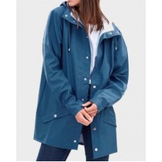 Sandra Oh Killing Eve Season 03 Polastri Blue Hooded Coat