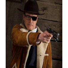Kingsman Colin Firth Shearling Coat