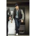Kingsman Taron Egerton Quilted Varsity Jacket