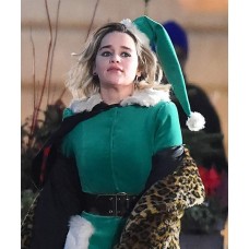 Last Christmas Emilia Clarke Green Coat