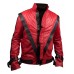 Michael Jackson Red Thriller Leather Jacket