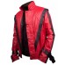 Michael Jackson Red Thriller Leather Jacket
