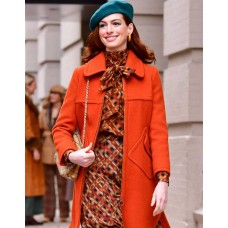 Anne Hathaway Modern Love Orange Coat