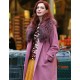Anne Hathaway Modern Love Pink Coat 