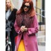 Anne Hathaway Modern Love Pink Coat 