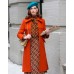 Anne Hathaway Modern Love Orange Coat