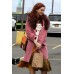Anne Hathaway Modern Love Pink Coat 