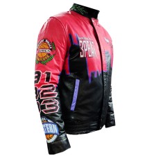 Three Peat Jeff Chicago Bulls Leather Jacket