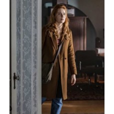 Kennedy McMann Nancy Drew Brown Coat