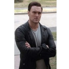 SAS: Red Notice Owain Yeoman Black Leather Jacket SAS: Red Notice Owain Yeoman Black Leather Jacket