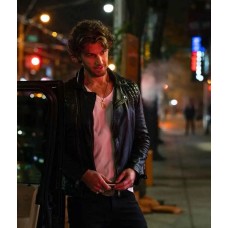 Sex/Life Brad Simon Black Leather Jacket