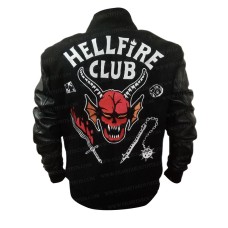 Stranger Things Season 4 Hellfire Club Varsity Jacket