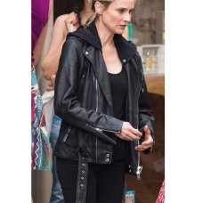 The 355 Jessica Chastain Leather Jacket