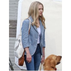 The Art of Racing in the Rain Amanda Seyfried Blue Blazer