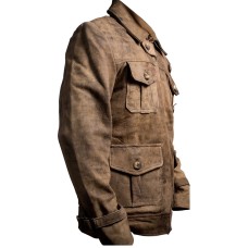 The Expendables 2 Jason Statham Distressed Leather Jacket