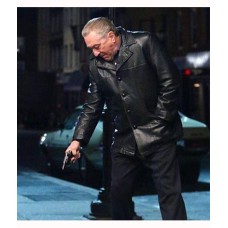 The Irishman Frank Sheeran Leather Blazer