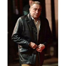 The Irishman Frank Sheeran Leather Blazer