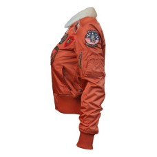 Top Gun B-15 Women's Flight Jacket With Patches