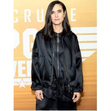 Jennifer Connelly Top Gun Maverick 2022 Black Jacket