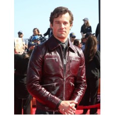 Top Gun Maverick 2022 Brigham Lennox Leather Jacket