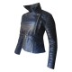 Rachel Bilson Burberry Prorsum Quilted Leather Jacket