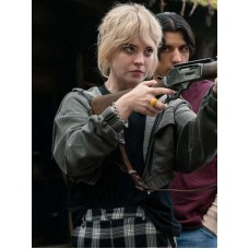 Yellowjackets Sophie Thatcher Cropped Jacket Yellowjackets Sophie Thatcher Cropped Jacket