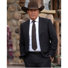 Yellowstone John Dutton Black Blazer Coat Yellowstone John Dutton Black Blazer Coat