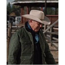 Yellowstone John Dutton Green Quilted Jacket