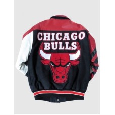 Vintage Chicago Bulls Leather Jacket