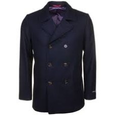 Archive 81 Mark Higgins Navy Blue Pea Coat Archive 81 Mark Higgins Navy Blue Pea Coat