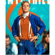 Ludwig Dieter Blue Bomber Jacket
