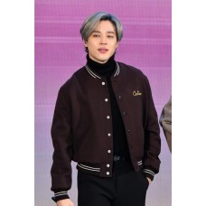 BTS Jimin Wool Bomber Jacket