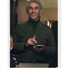 Donâ€™t Look Up Peter Isherwell Suede Jacket