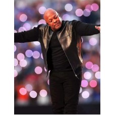 Super Bowl halftime Dr.Dre Leather Jacket