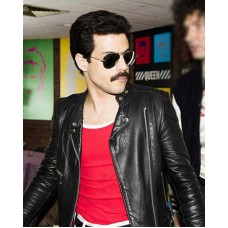 Freddie Mercury Black Leather Jacket