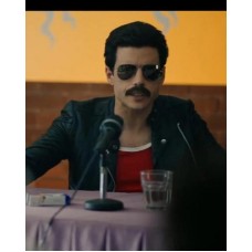 Freddie Mercury Black Leather Jacket